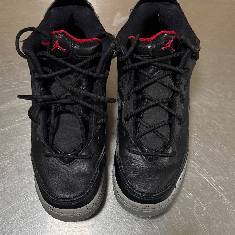 Jordan Black and Red Sneakers
